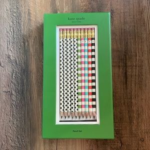 NWT Kate Spade Dot The I’s Pencil Set